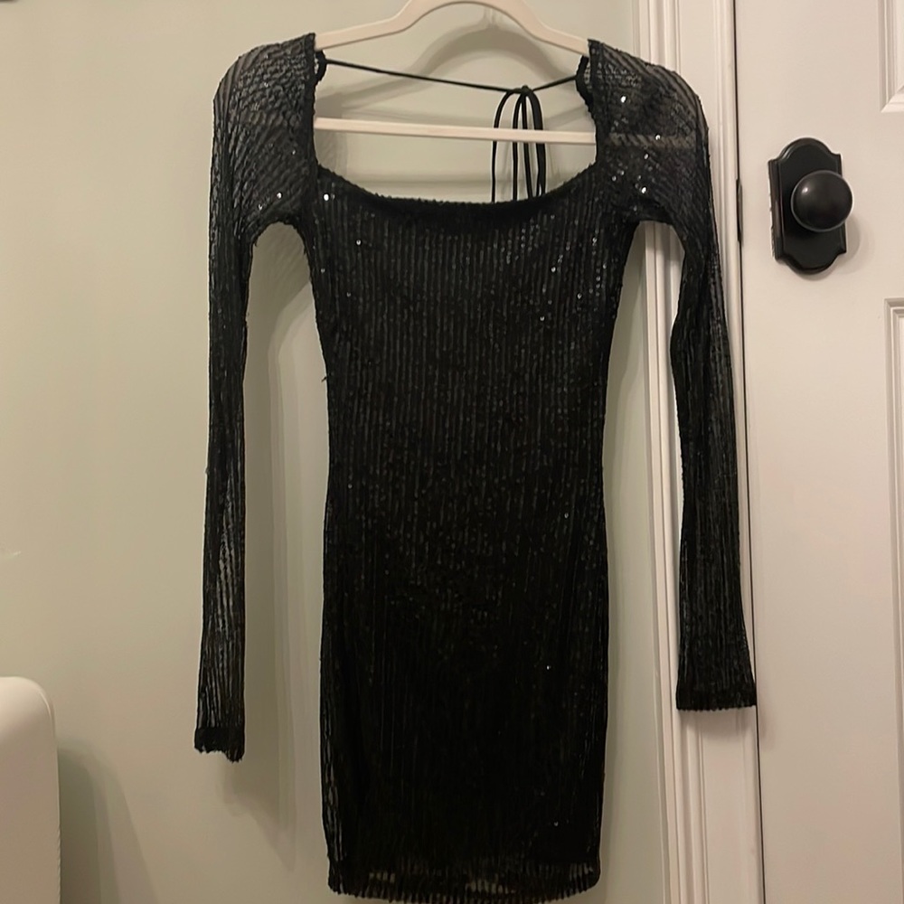 LUCY IN THE SKY BLACK DRESS